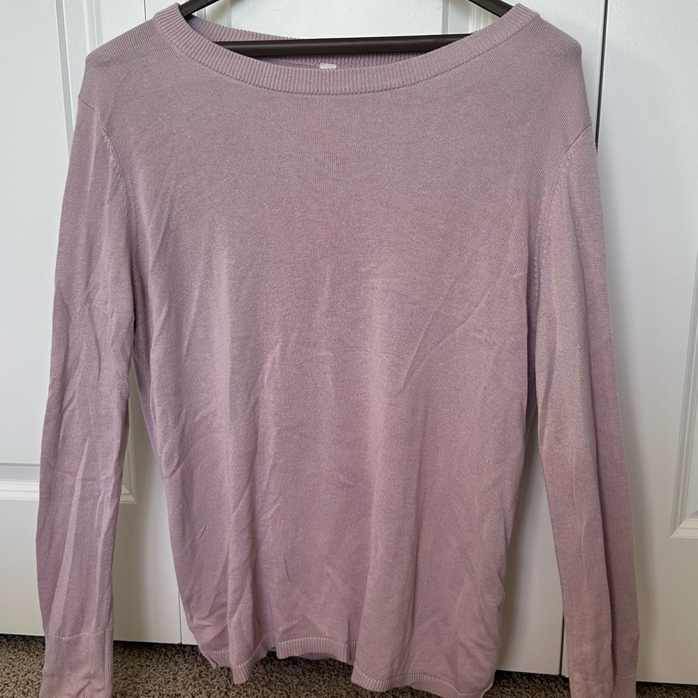Lululemon Open Back Sweater
